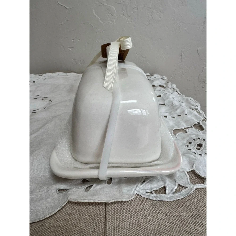 Rae Dunn BUTTER dish NWT 2026